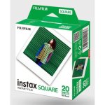 Película instantânea Fujifilm instax SQUARE 20 folhas cores vibrantes