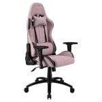 Chaise gaming REKT ULTIM8RSPK tissu rose accoudoirs 3D dossier inclinable 160°