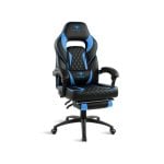 Chaise gaming Spirit of Gamer SOG-GCMBL Mustang Bleu simili cuir, appui-tête, lombaires