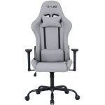Chaise gaming The G-Lab K Seat Platinium Gris dossier inclinable repose-tête 3D