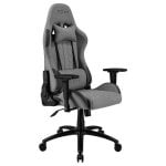 Chaise Gaming REKT ULTIM8RSDGY tissu gris foncé accoudoirs 3D dossier inclinable 160º