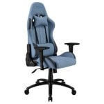 Chaise Gaming REKT ULTIM8RSFBL dossier inclinable 160° accoudoirs 3D tissu bleu