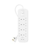 Multipresa Belkin Connect 8 prese protezione 900J 2 USB-C interruttore cavo 2m