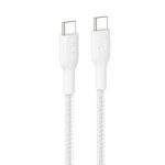 Câble USB-C Belkin BoostCharge Pro 240 W 2 m Blanc charge ultra-rapide résistant