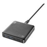 Chargeur Cellularline MULTIPOWER DESK 65W GaN 4 ports USB-C et USB-A charge rapide