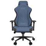 Chaise Gaming REKT ULTIM8 Plus Bleu Tissu Premium Accoudoirs 4D Reclinable