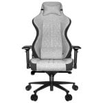 Chaise gaming REKT ULTIM8 Plus Gris clair revêtement tissu premium 4D