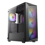 PC-Gehäuse Antec AX67 ARGB Midi Tower Schwarz 4x120mm ARGB Lüfter Glasfenster