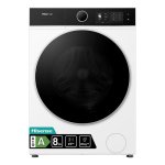 Máquina de Lavar Roupa Hisense Série 5i WF5I8043BWF Frontal 8 kg 1400 rpm A Wi-Fi Branca