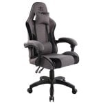 Chaise gaming Spirit of Gamer SOG-GCABK tissu gris foncé dossier inclinable