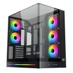 PC-Gehäuse Xigmatek EN48418 Pano II Schwarz ARGB Glas ATX/Micro ATX