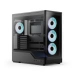 PC-Gehäuse AeroCool P500A Schwarz ARGB Glasfenster Mid Tower