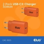 Netzteil Club 3D CAC-3023 30 W kompakt orange