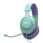 Auriculares JBL Quantum 100M2 com fio Jack 3,5 mm Gaming Microfone Removível Azul Ciano