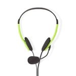 Casque Nedis CHST100GN filaire jack 3,5 mm pour l'éducation avec micro vert