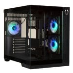 PC-Gehäuse BitFenix BFC-TRI-300-KKGSK-3A ARGB Glas Schwarz Full Tower