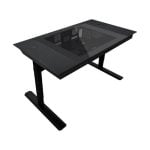 Bureau PC Lian Li DK07X Aluminium Noir Double Système Hauteur Réglable