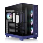 PC-Gehäuse Thermaltake CA-11E-00MNWN-00 View 380 XL TG ARGB Blau mit Glas und 4 ARGB-Lüftern
