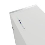 PC-Gehäuse Valkyrie VK02 Lite White Midi Tower Tempered Glass USB-C Weiß