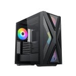 PC-Gehäuse Xigmatek Hyperion Black EN46827 Mid Tower Glasfenster ATX Mesh