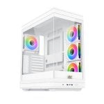 PC-Gehäuse Xigmatek META EN45073 Weiß ATX E-ATX Tempered Glass 4x ARGB Lüfter