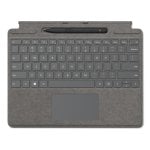 Capa com teclado para Microsoft Surface Pro (8/9/10/x) + Slim Pen 2 de 13" Cinzento