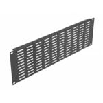 Pannello rack DeLock 66681 19" 3U ventilato metallo nero