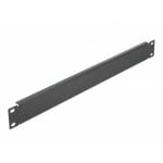 Copertura rack DeLock 66289 1U metallo nero montaggio facile