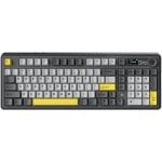 Teclado AJAZZ AK980 V2 meccanico compatto Layout ANSI con schermo TFT, wireless 3 modi, hot-swappable, retroilluminazione LED