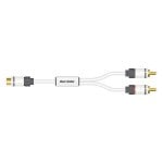 Câble audio Real Cable YRCA-1 0,20 m Duplicateur RCA haute qualité
