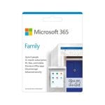 Suite ofimática Microsoft Office 365 Family Multilingüe 6 usuarios Descarga digital
