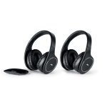 Auriculares Meliconi HP Easy Digital Bundle sans fil et filaire portée 100 m TV noir
