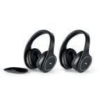 Auriculares Meliconi HP Easy Digital Bundle Inalâmbricos e Com Fio Uso TV Preta