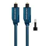 Cavo audio Clicktronic 70368 Toslink 2m blu con connettori placcati oro