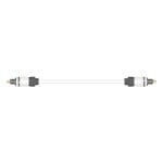 Câble optique Real Cable OPT-1 1,5 m Toslink mâle connecteurs plaqués or