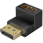 Adattatore DisplayPort Goobay 77129 8K 90° Maschio-Femmina Nero