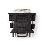 Adaptador DVI a VGA Nedis CCGB32900BK 24+5 pines ABS negro