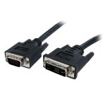 Adaptador de cable Startech DVIVGAMM2M DVI-A a VGA macho 2 m blindado negro