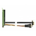 Tarjeta Riser DeLock 85768 PCIe x4 con cable flexible 30 cm