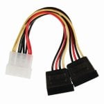 Adattatore di alimentazione Nedis CCGB73520VA015 Molex a 2x SATA 15 cm