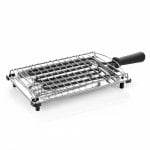 Grill Flama 422FL Edelstahl 2000 W Tischgerät klappbar mit Fettauffangschale