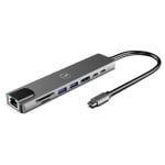Hub Mobility Lab 8 ports USB 3.0 Power Delivery 100 W ML313023 HDMI 4K Ethernet lecteur SD