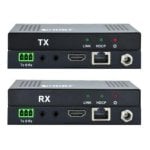 Vivolink VL120016 HDMI 4K HDBaseT AV Extender 70 m IR RS-232 Nero