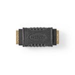 Adaptateur HDMI NEDIS CVGB34900BK Femelle/Femelle Plaqué Or Noir