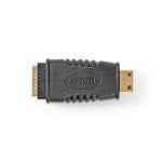 Adaptador HDMI Nedis CVGB34906BK hembra a mini HDMI macho negro