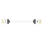 Câble HDMI Real Cable HDMI-1/1M00 1 m Connecteurs plaqués or Blanc