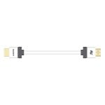 Câble HDMI Real Cable HDMI-1/5M00 5m blanc Ethernet 3D 4K connecteurs or