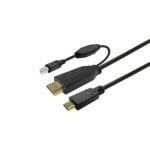 Cavo USB Vivolink PROUSBCHDMIUSBB7.5 7,5 m USB-C HDMI USB-B Nero
