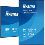 Monitor iiyama LH8675UHS-B2AG 86" UltraHD 4K 60Hz IPS 8ms Wi-Fi Antirreflexo