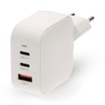 Carregador de Parede Nedis WGCHA70WWT 70W 2x USB-C GaN Power Delivery Quick Charge Branco